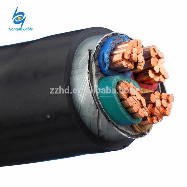 0.6/1KV VV22 copper conductor PVC Insulation SWA electro armored henan cable