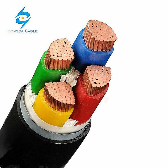0,6-1kV 4x300mm Conductor de cobre trenzado CU XLPE STA de PVC Cables de alimentación
