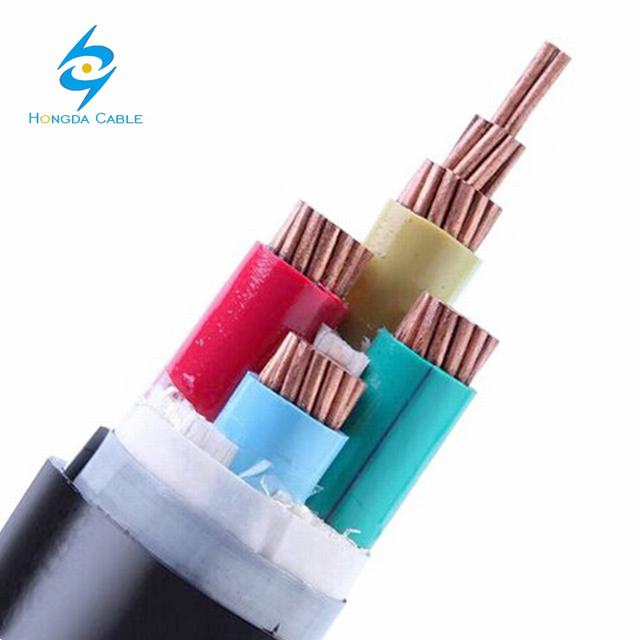 0.6/1kV 95mm 4 core armored wire cable for industrial