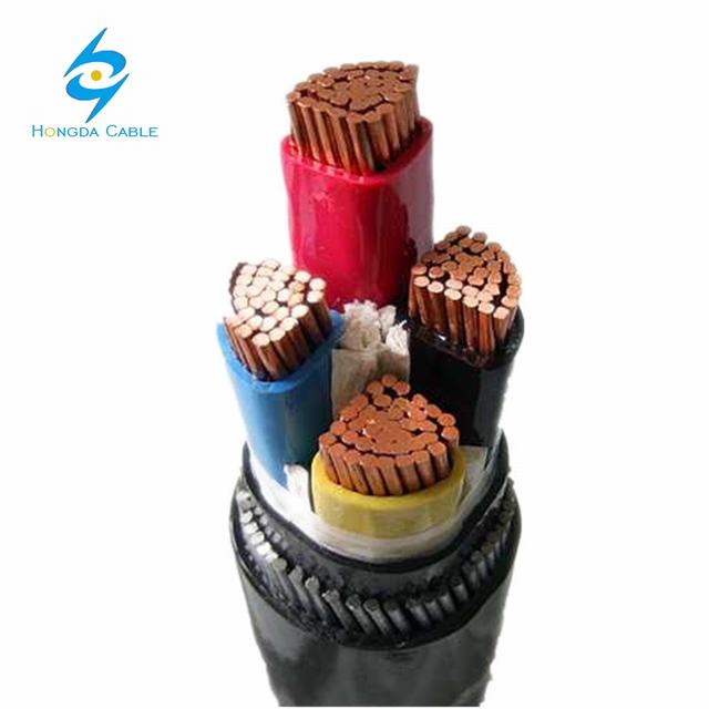 0.6 1kV LV 35 50 70 95 120 150 240mm xlpe 4 core single wire armoured cable