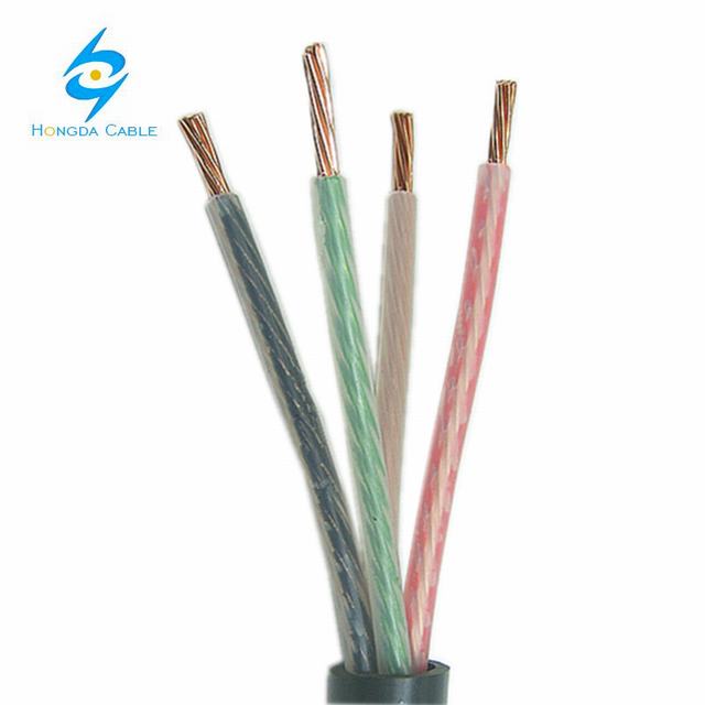 0,6 1kV Niederspannung CU XLPE PVC isoliertes elektrisches Kabel 4x10mm2