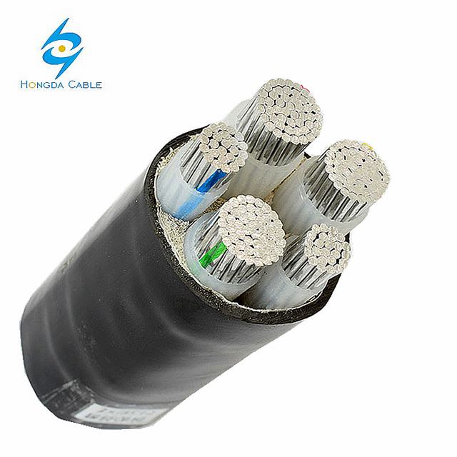 0.6/1kv 300mm XLPE Insulation Aluminum Cable 4 Core x 300mm2
