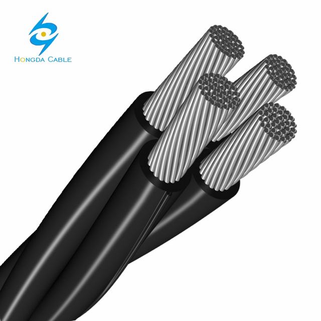 0.6 / 1kv NF C 33-209 Al conductors XLPE insulation electrical cable for overhead lines