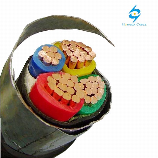 1.1Kv 3.5 Core Pvc Insulation Inner Sheathed 16mm2 Armour HDPE Outer Sheath Cables