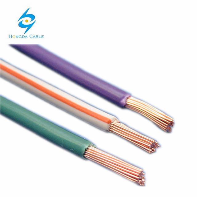 1 Cable AWG Alambre Conductor de cobre con aislamiento de PVC
