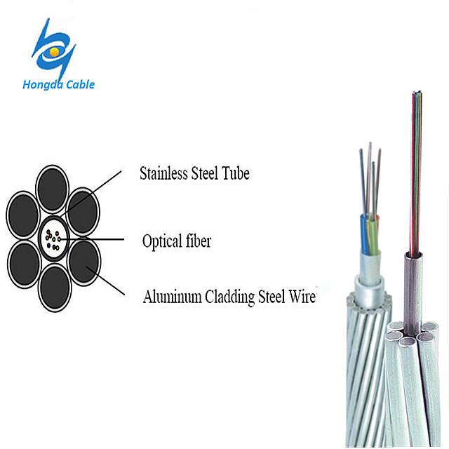 12 Stranded AA/ACS Wire OPGW Cable Ground Wire Price