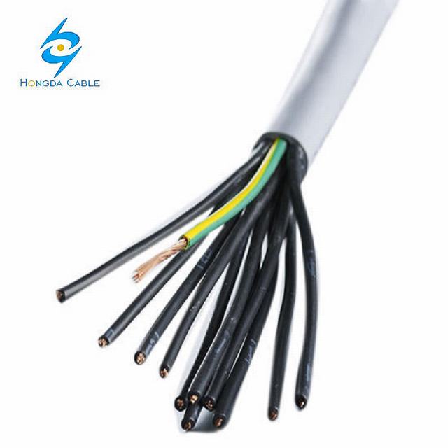 14 núcleos de cable de control de aislamiento de PVC chaqueta cable de control