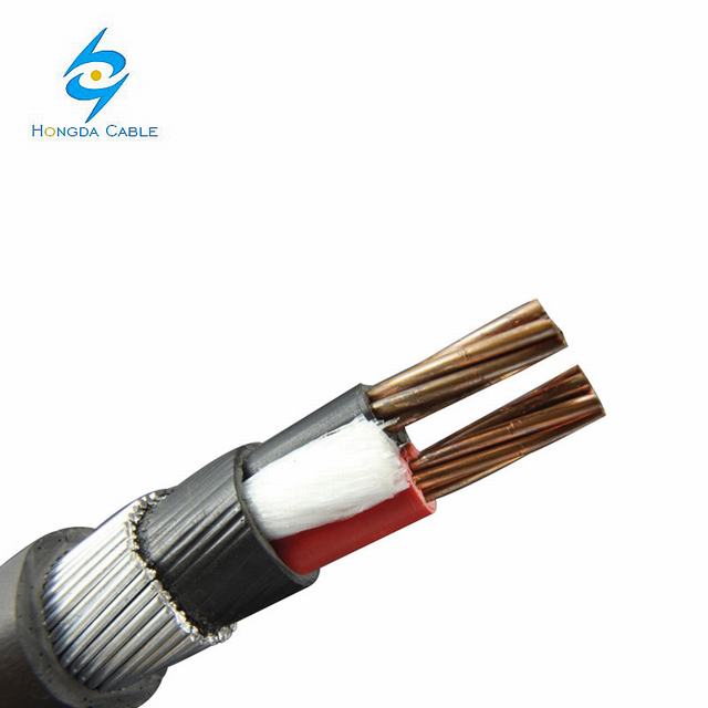 16mm2 câble blindé à 2 noyaux CU/XLPE/PVC/SWA/PVC câble blindé