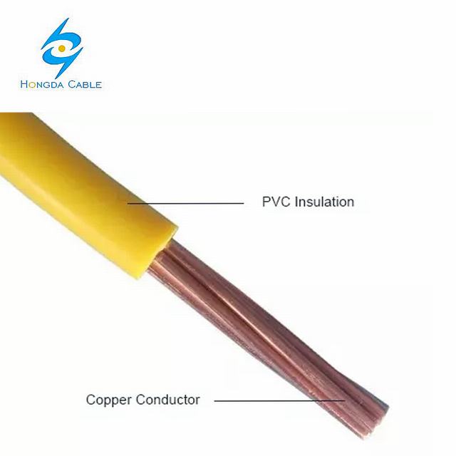 7 2.0mm2 Isolado PVC Fio Elétrico Encalhado Cu/PVC para o Mercado Filipinas