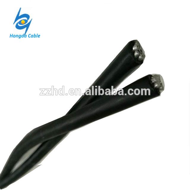 2*16 ABC 알루미늄 Cable Insulated Areal Cable