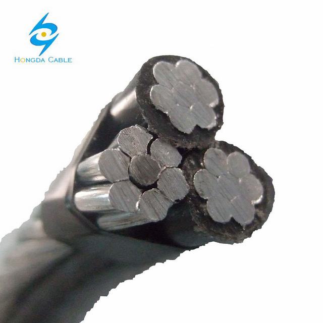 2 * 2awg + 2awg aluminio cable AAC/conductor AAAC cable aislado