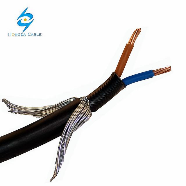 2*4 SWA Kabel XLPE Insulated PVC Jaket Tembaga Power Lapis Baja Kabel