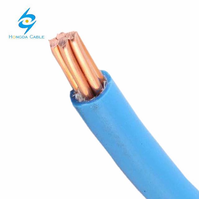 Fio elétrico de cobre encalhado 2.5mm2 do PVC fio elétrico isolado