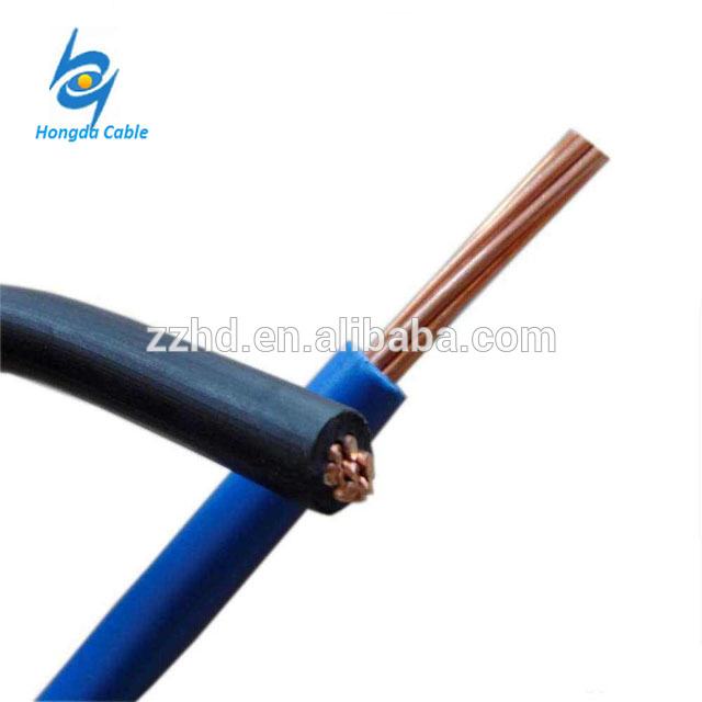 2 cobre AWG cable aislado
