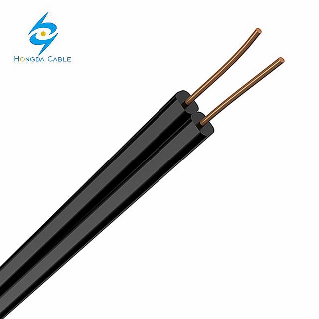 2 Core 0.8mm Drop Wire Telephone Cable Outdoor