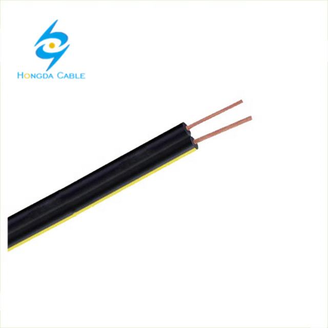 2 Core Fiber Optic Indoor/Outdoor Flat Ftth Drop Cable Telephone Drop Wire Cable