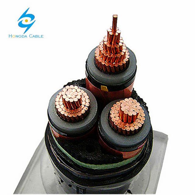 20kV Medium Voltage Electrical 선 YJV 3x150 XLPE Insulated 힘 Cable