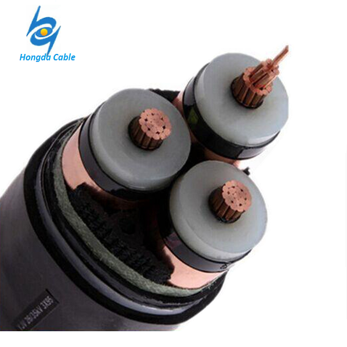 24kV 3 cores CU / XLPE / PVC / DSTA / PVC xlpe insulated power cable