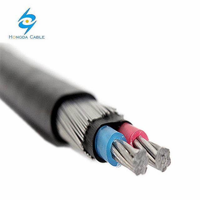 3 * 10AWG 3 * 12AWG 3 * 14AWG XLPE изоляции алюминиевый концентрический кабель