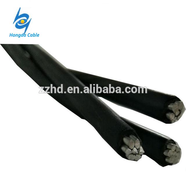 3*16 en aluminium câble XLPE/PE/PVC isolé câble ABC pour le Yémen