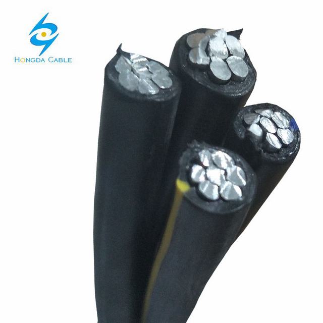 3*25+54.6 aluminum cable ABC cable XLPE insulated areal cable
