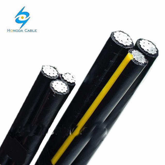 3*35 ABC  aluminum overhead cable XLPE/PE/PVC/LLDPE  insulated cable
