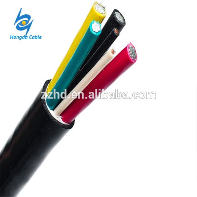 3*4+1*6+2*12 awg aluminum cable pvc jacket aluminum awg cable for Mexico