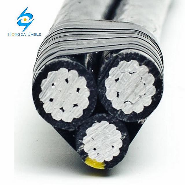 3*50 en aluminium câble ABC câble aérien isolé