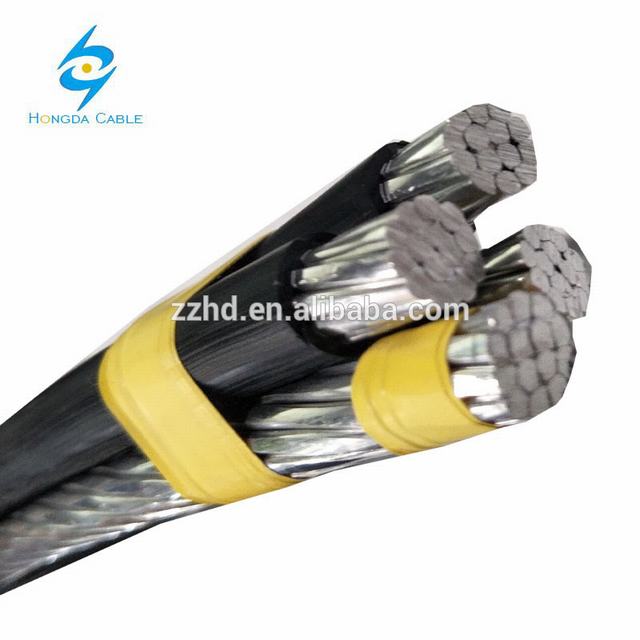 3*70 + 1*50 ABC câble en aluminium isolé surfacique câble pour le Yémen