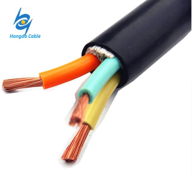 3 Core Rubber Geïsoleerde Flexibele H05RN-F 3g1. 0mm2 Kabels