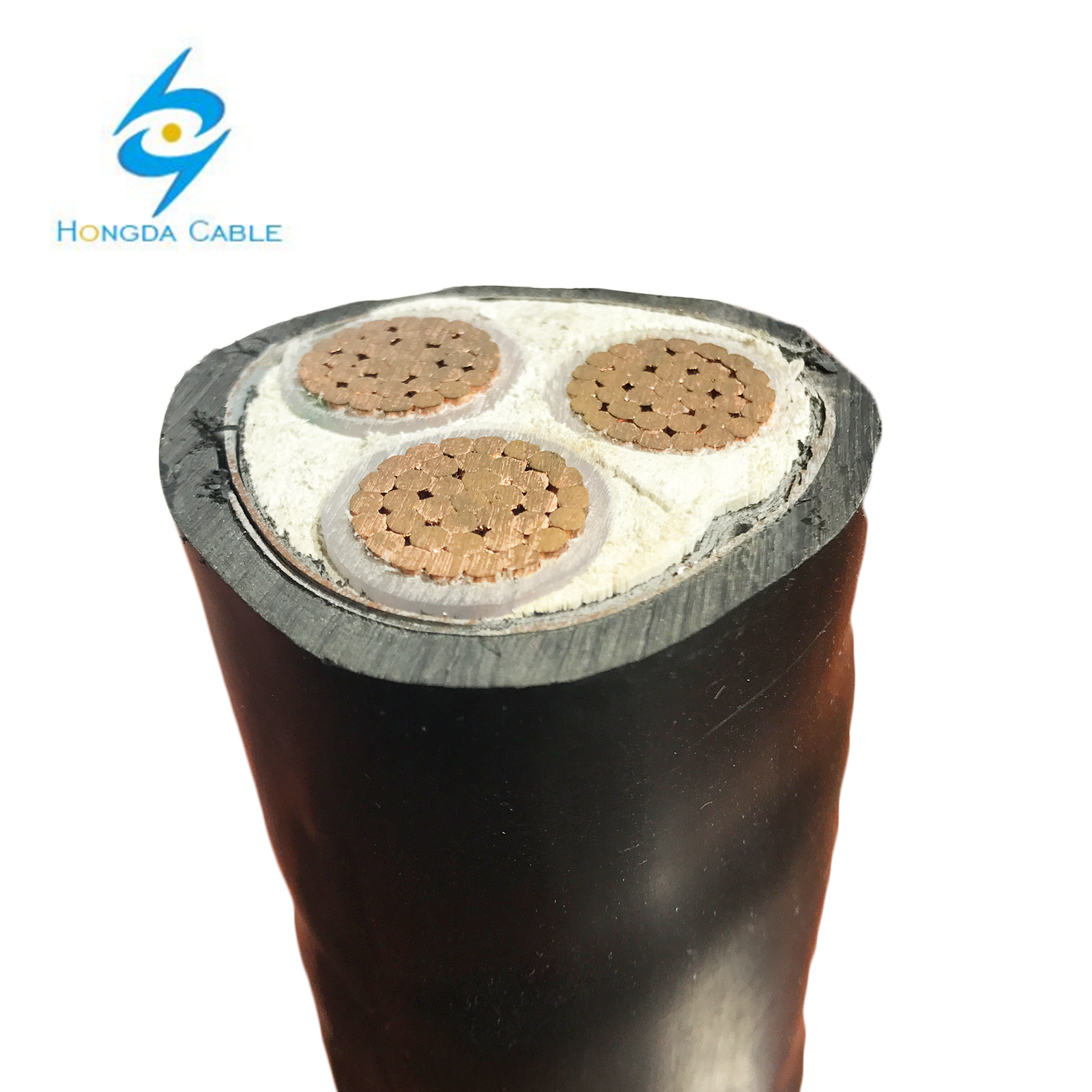 3 noyaux câble cuivre 10 mm² 10mm2 pur cuivre conducteur pvc câble d'alimentation