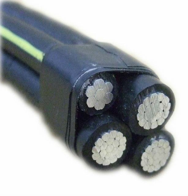 3 núcleo del cable eléctrico 3 Fase ABC cable de alimentación