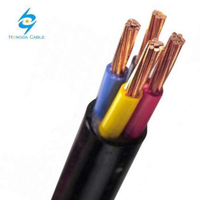 3 fase 4 draad ondergrondse kabel XLPE geïsoleerde PVC jas koperen stroomkabel