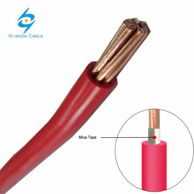 300 / 500V ou 450 / 750V condutor de cobre circular cabo de fogo fio de resistência 4 sq mm preços de fio de cobre