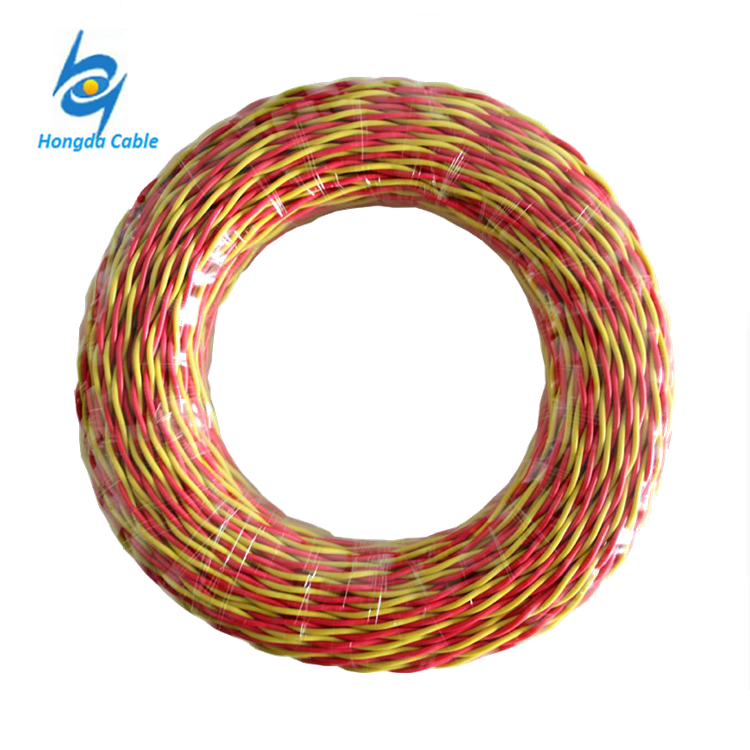 300 V Flexible bulbo/foco conductor de cobre trenzado Flexible paralelo cable de alambre