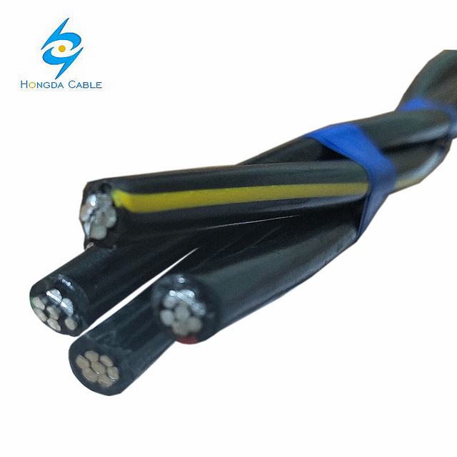 4 * 10 Aluminiumkabel XLPE-isoliertes Service-ABC-Kabel