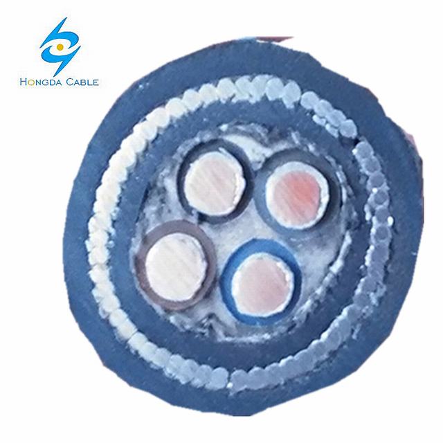 4*2.5  steel wire armored cable CU/XLPE/PVC/SWA/PVC  armored cable
