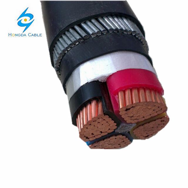 4*240 steel wire armored cable CU/XLPE/PVC/SWA/PVC armored cable