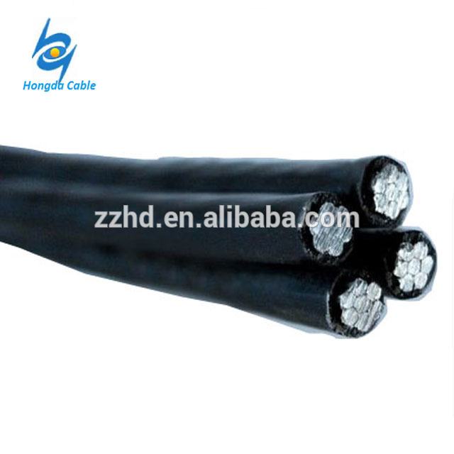 4*35 aluminium kabel terisolasi aluminium konduktor terisolasi kabel