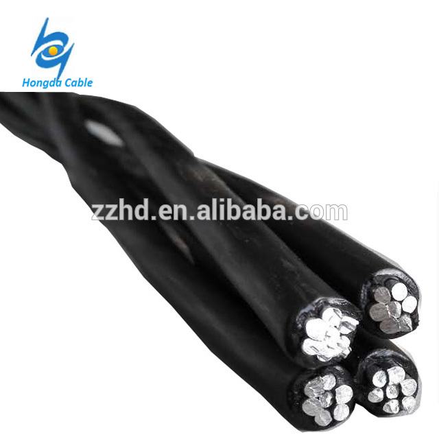 4*70 en aluminium câble isolé XLPE/PE isolé câble