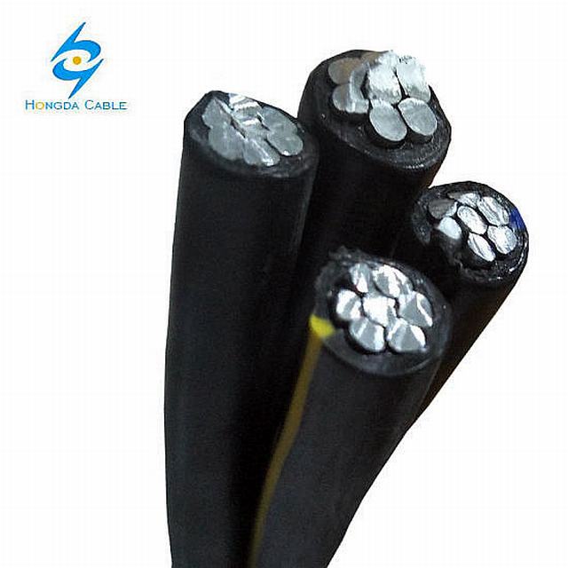 4 Core 50mm2 Overhead Kabel Aluminium Insulated Kabel 1kV