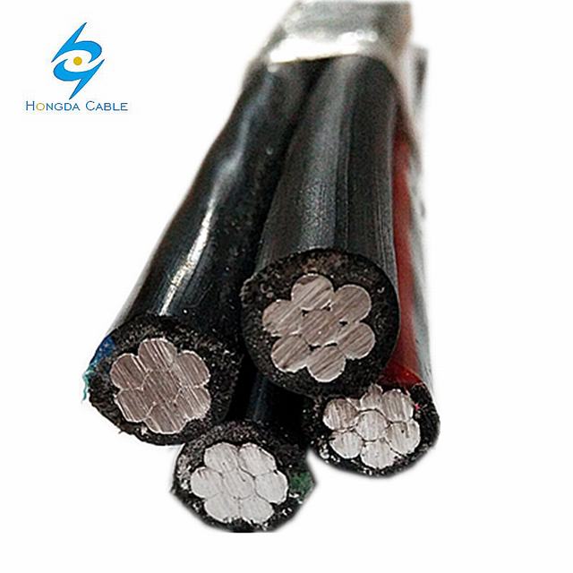 4 Core 95mm 1x70mm2 PVC Insulated Aluminum Conductor ABC Cable