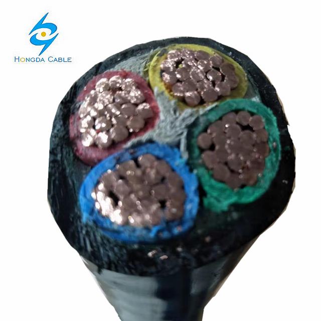 4 conductors 4/0awg PVC  insulated  19strands copper power cable