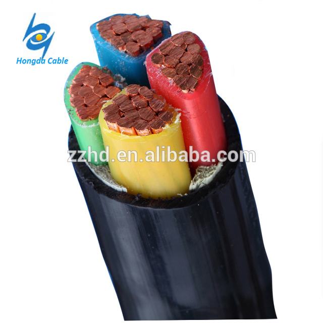 4 cores 95mm2 armored cable CU/XLPE/PVC/SWA/PVC armored cable