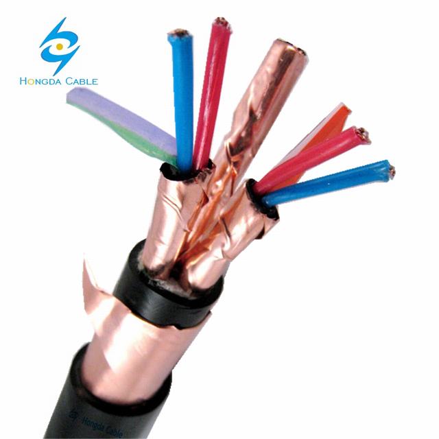 450/750 V isolado PVC blindado trança de fio de cobre do fio de aço blindado cabo de instrumento