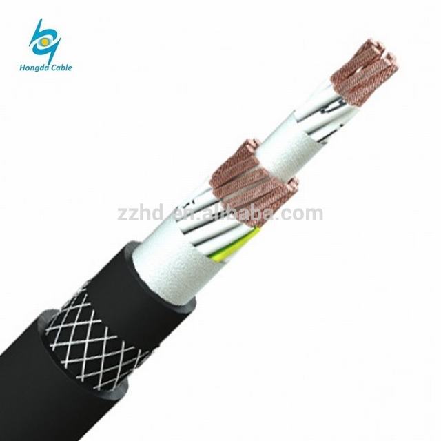 450/750V copper braided shield flexible 1.5mm 2.5mm control cable