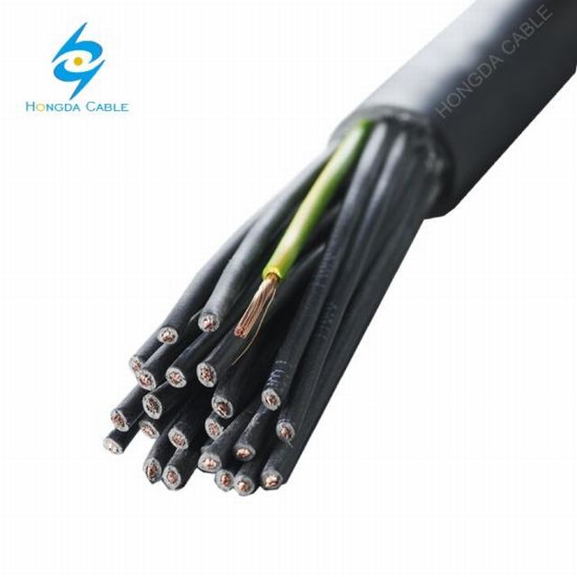 450/750 v aislado Cable multinúcleo eléctrico 2.5mm2 24 de núcleo de Cable de Control