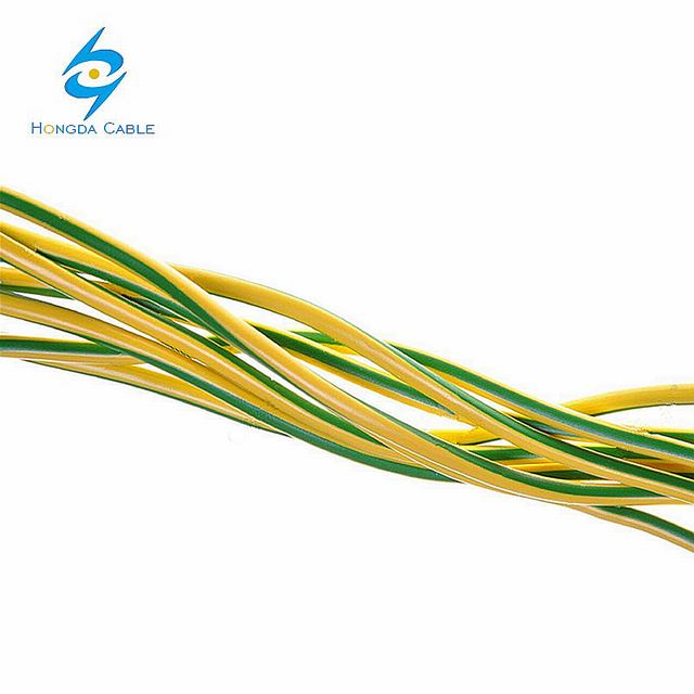 450/750 В желтый/зеленый цвет 25sqmm медь земле кабель