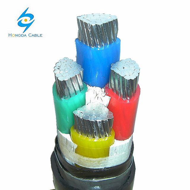 4×150 Aluminum 150mm2 XLPE 4 Core Armoured Power Cable