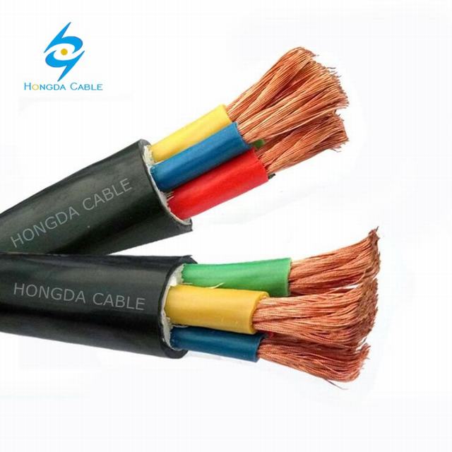 4X35 PVC Terisolasi dan Berselubung Kabel VCT Kabel Listrik (4 Core)
